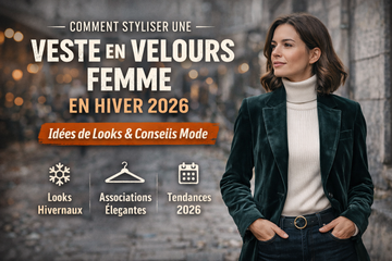 Comment Styliser une Veste en Velours Femme en Hiver 2026