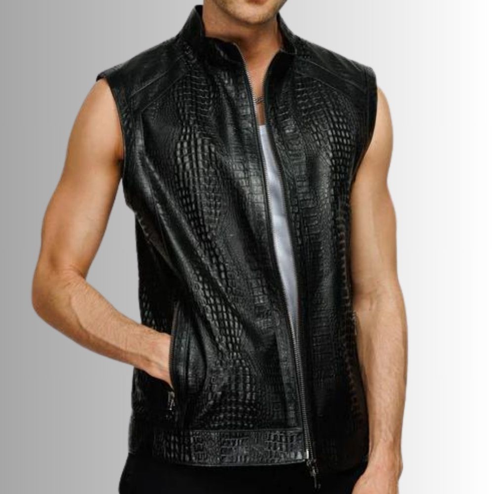 Gilet Sans Manche Noir Pour Homme