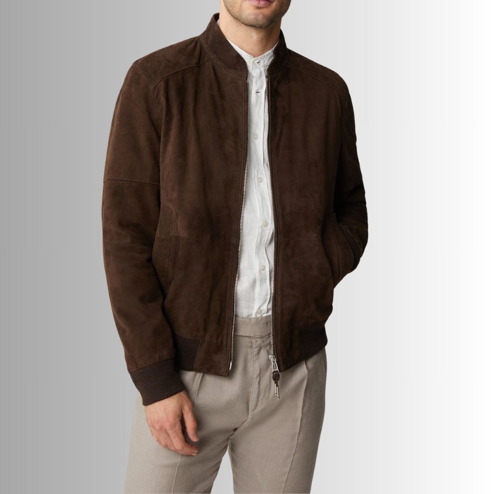 Blouson Daim Homme Luxe - Peau de chèvre