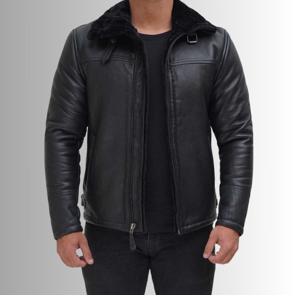Blouson Bombardier Noir Homme