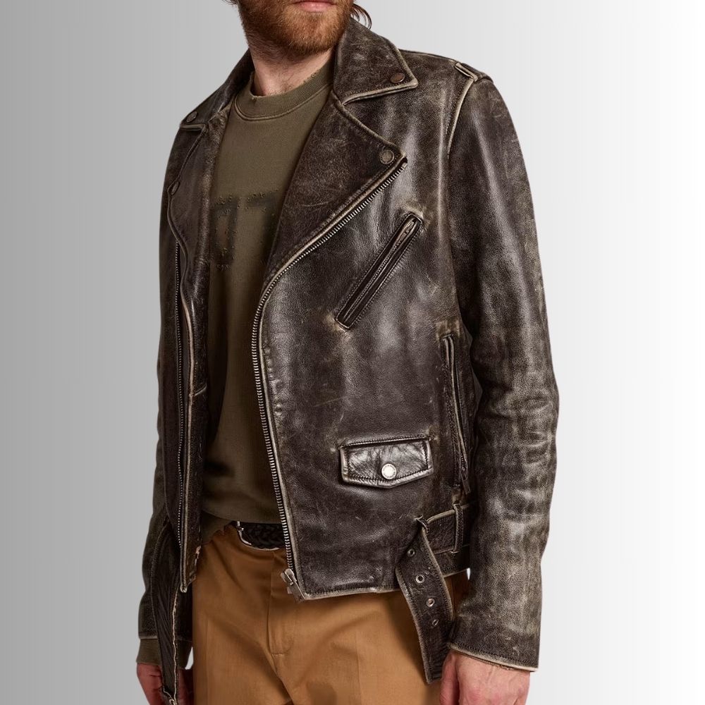 Perfecto Moto Homme - Cuir Vieilli