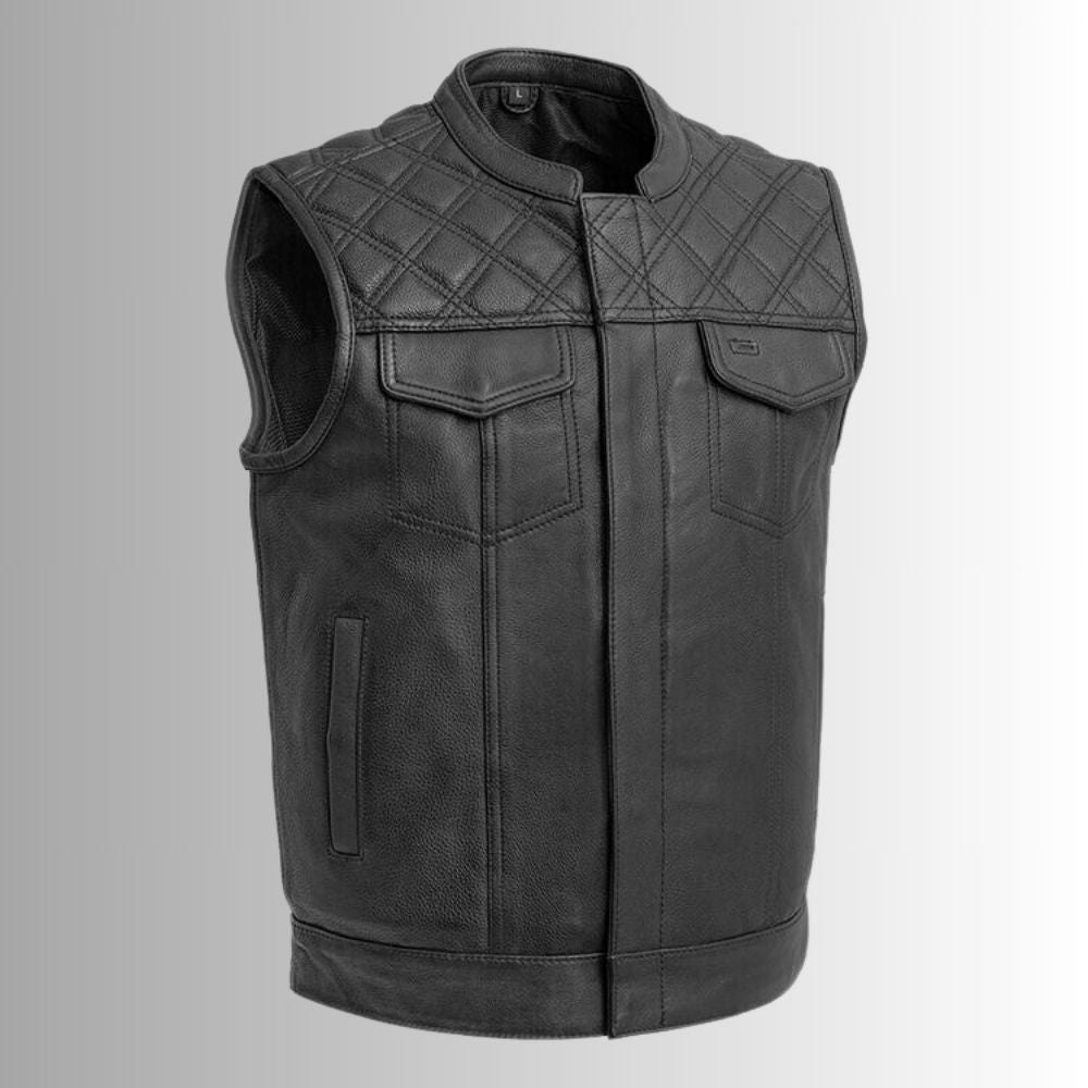 Gilet Cuir Homme - Style de tireur d'élite