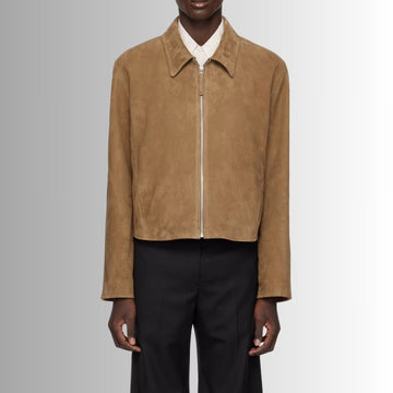 Veste En Daim Camel Homme - Peau de chèvre
