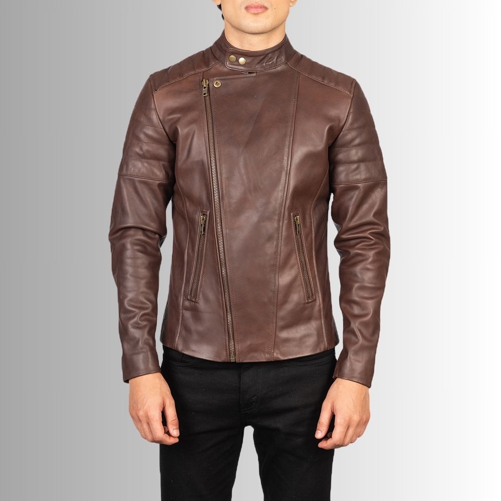 Perfecto Homme Marron - Peau de vache