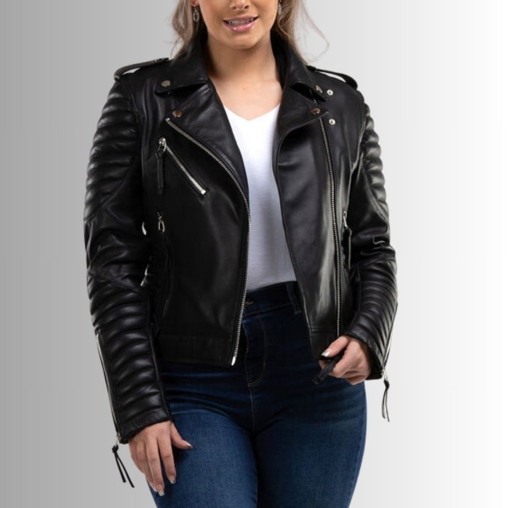 Perfecto Femme Cuir Agneau - Matelassée