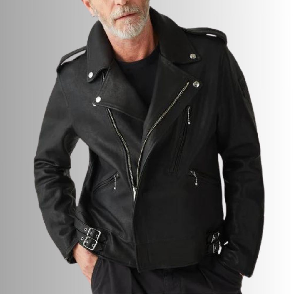 Perfecto Cuir Noir Homme - Style Moto