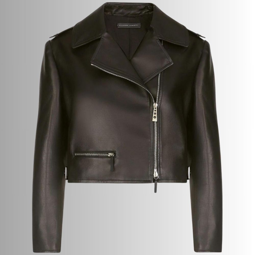 Blouson En Cuir Femme Perfecto - Style Court Classique