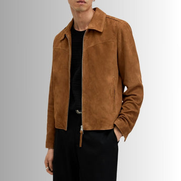 Veste Homme Daim Marron - Tanner