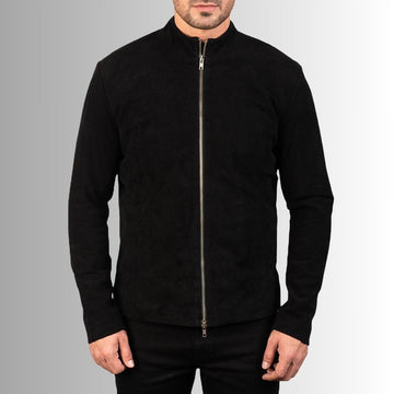 Veste Homme Daim Noir - Officielle