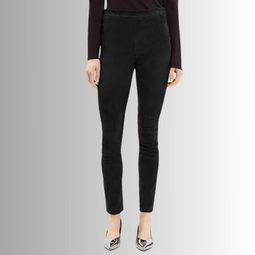 Pantalon Femme Daim - Noir