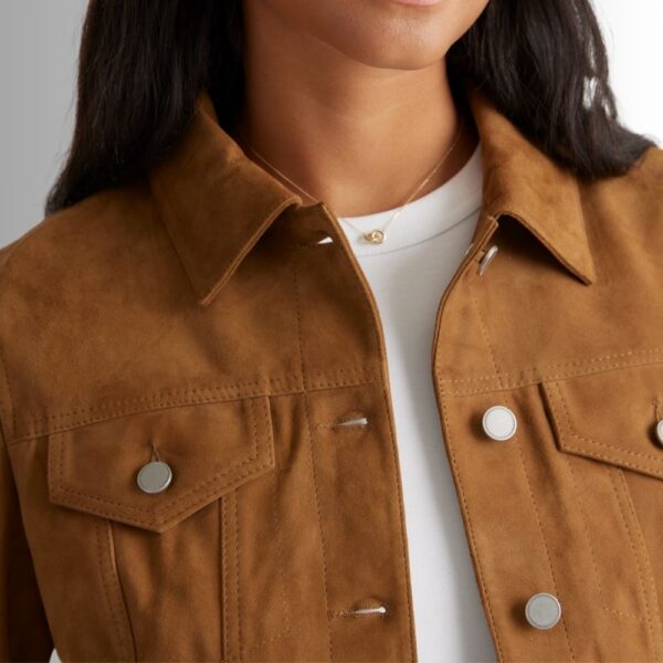 Veste Femme Daim Marron - Camionneuse