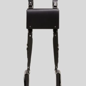 TripleCarry™ – Harnais en Cuir Noir avec Poches Intégrées