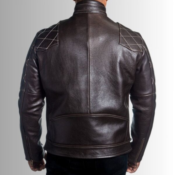 Blouson Marron Cuir Homme - La Sensation du Motard