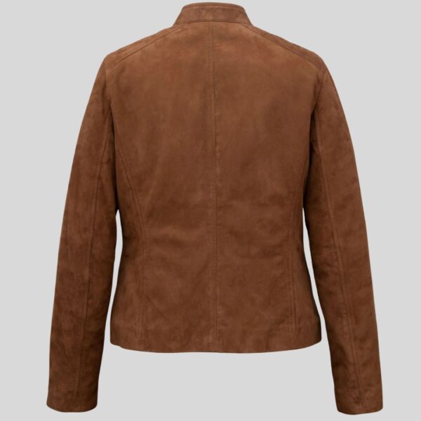 Veste Marron Daim Femmes