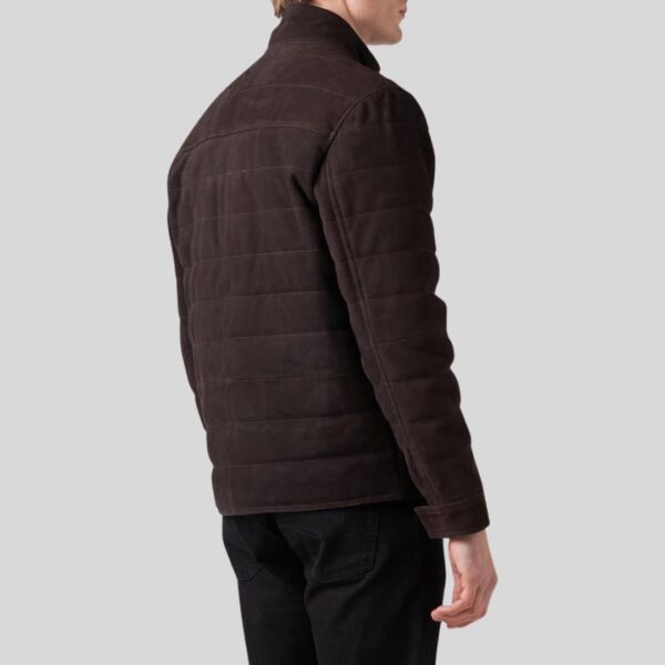 Ridgefall Veste Matelassée en Daim de Chèvre pour Homme