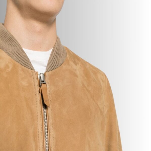 Veste En Daim Camel Homme - Classique
