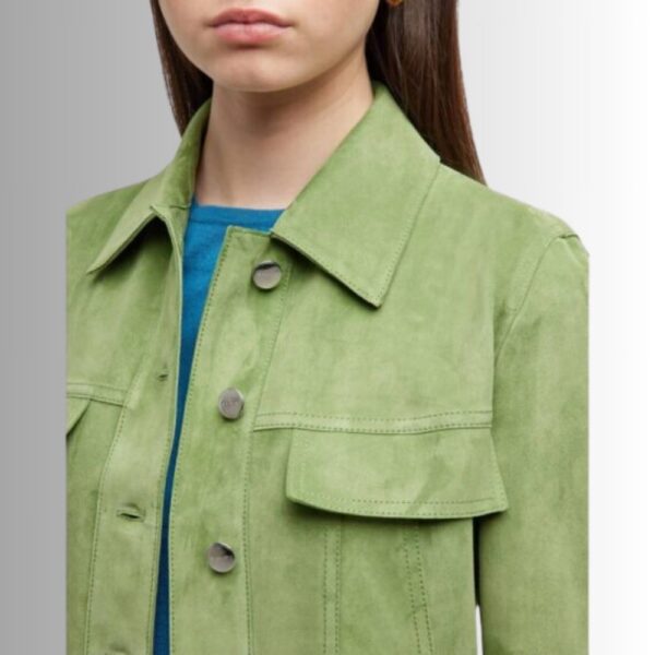 Veste En Daim Femme - Gémeaux