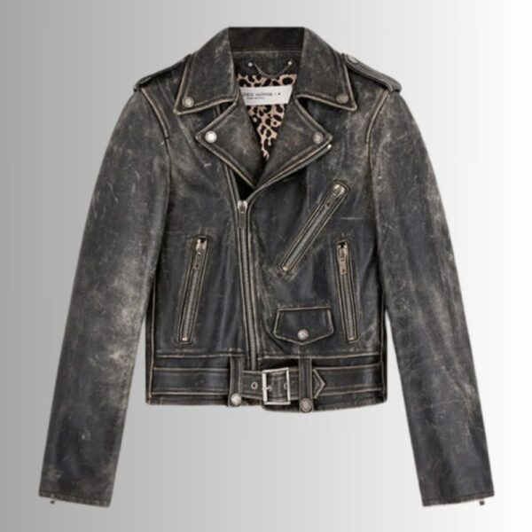 Blouson Cuir Femme - Cuir de taureau Golden Goose