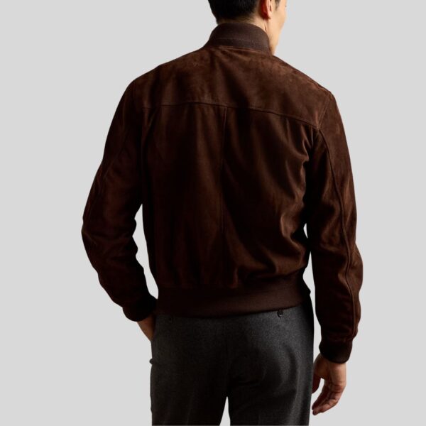 Terra Forte – Veste Marron Foncé en Daim d'Agneau