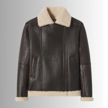 Bombardier Noir Femme - Cuir d'agneau