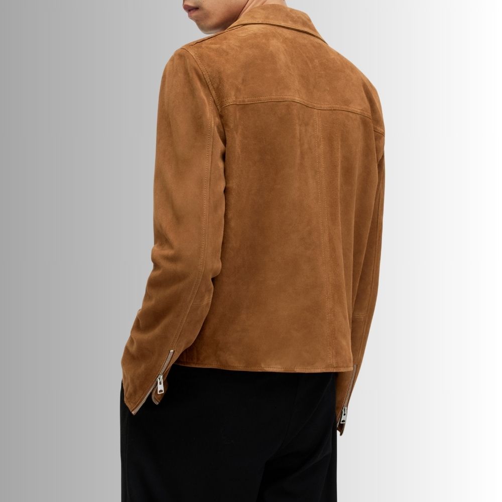 Veste Homme Daim Marron - Tanner