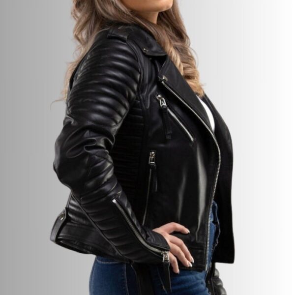 Perfecto Femme Cuir Agneau - Matelassée