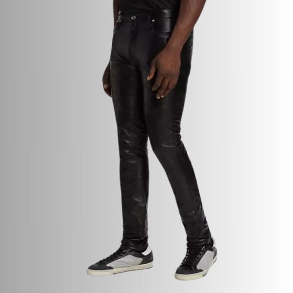 Pantalon Cuir Moto Homme - Faucon des rues