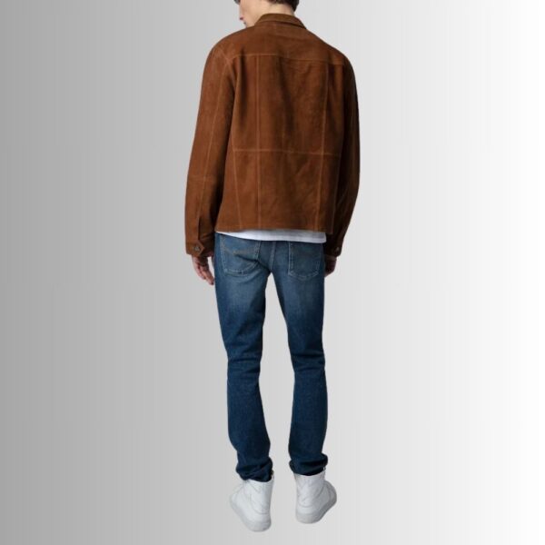 Veste Daim Homme Marron - Kuba