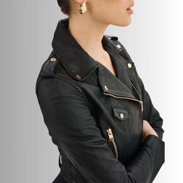 Veste Moto Femme Cuir - Ciara