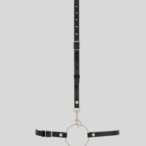 MajorLine™ Harnais Poitrine Minimaliste en Cuir Noir