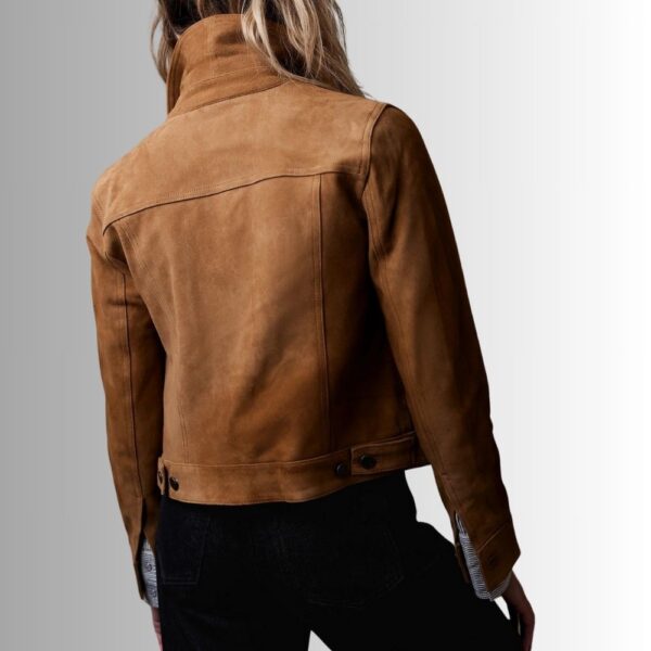 Veste Daim Marron - Style Camionneur