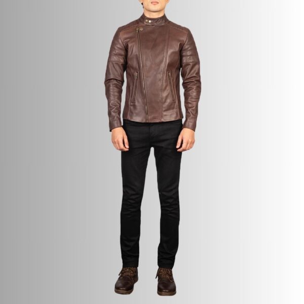 Perfecto Homme Marron - Peau de vache