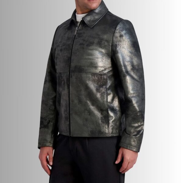 Marque de Veste en Cuir Homme - Look moderne de luxe