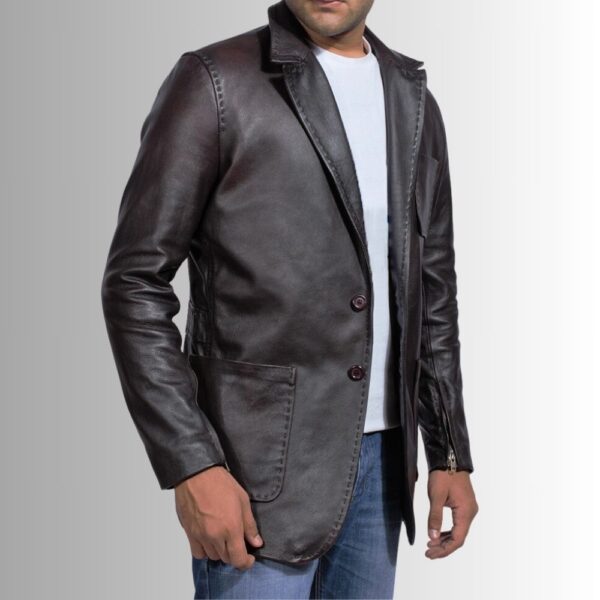 Veste Blazer Cuir Homme - La classe personnifiée
