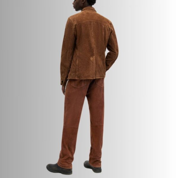 Pantalon En Daim Homme - Taille Moyenne