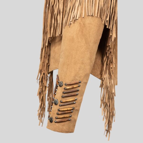 Dust Trail – Veste Femme Western en Daim de Buffle