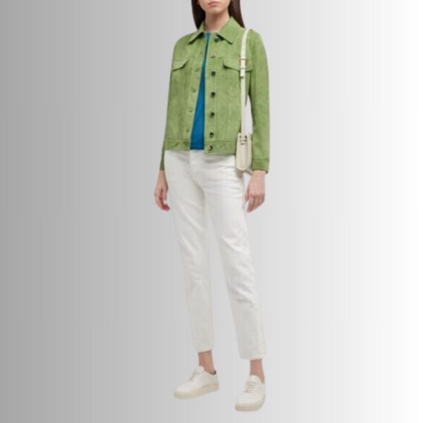 Veste En Daim Femme - Gémeaux