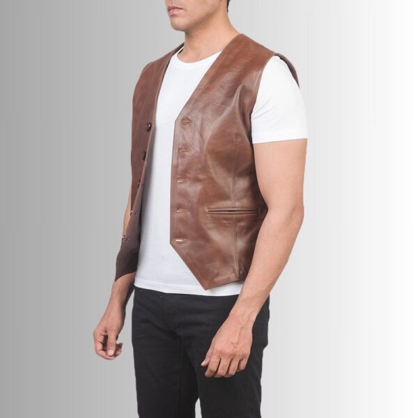 Gilet Sans Manche Marron - Auden