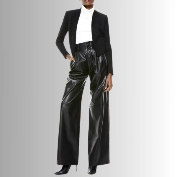 Veste Femme Daim Noir - Drape