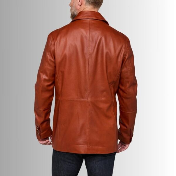 Manteau 3 4 Cuir Homme - Safari