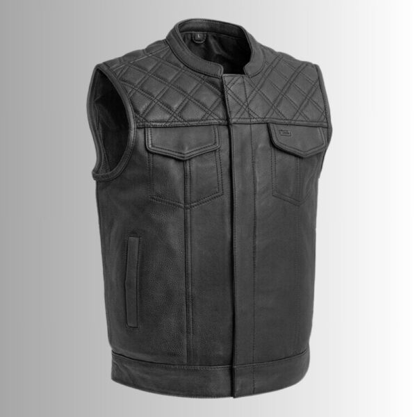 Gilet Cuir Homme - Style de tireur d'élite