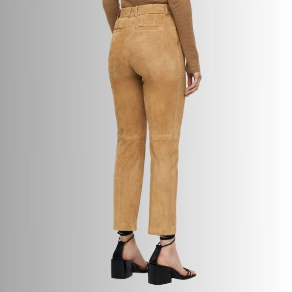 Pantalon Daim Femme - Coupe Régulière