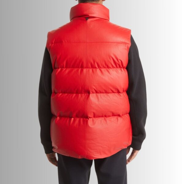 Gilet Sans Manche Rouge - Éteindre