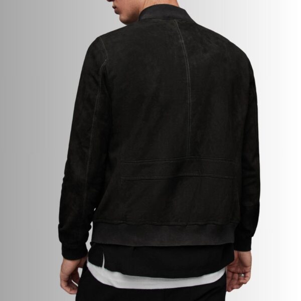 Veste Daim Noir Homme