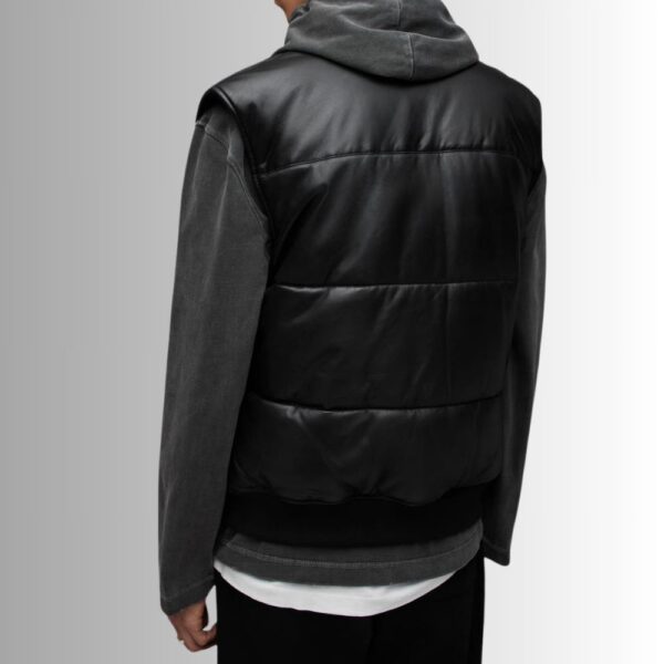 Gilet Noir Homme - Style Bouffant