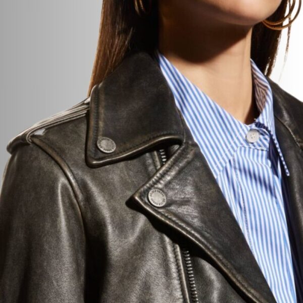 Blouson Cuir Femme - Cuir de taureau Golden Goose