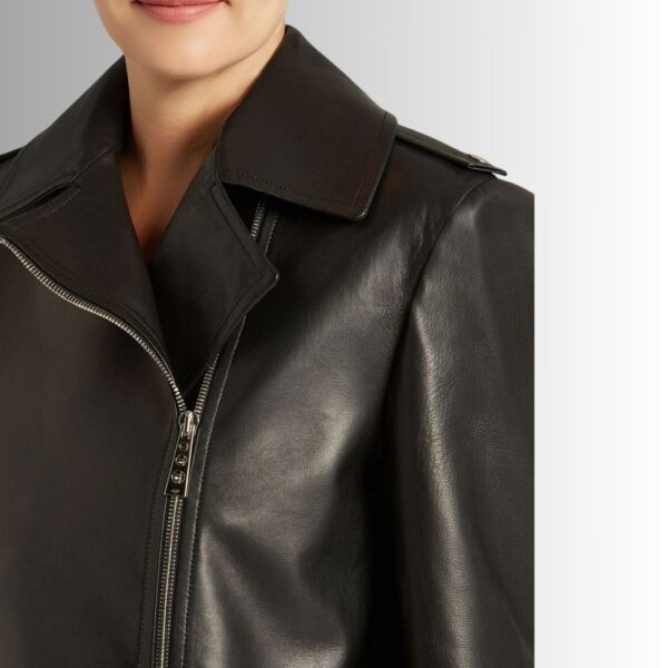Blouson En Cuir Femme Perfecto - Style Court Classique