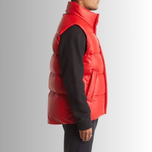 Gilet Sans Manche Rouge - Éteindre