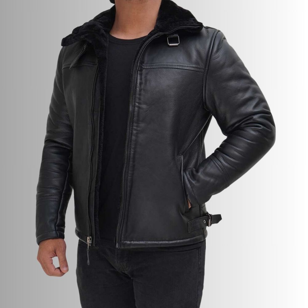 Blouson Bombardier Noir Homme