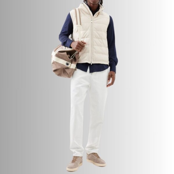 Gilet Blanc Homme - Rembourrée